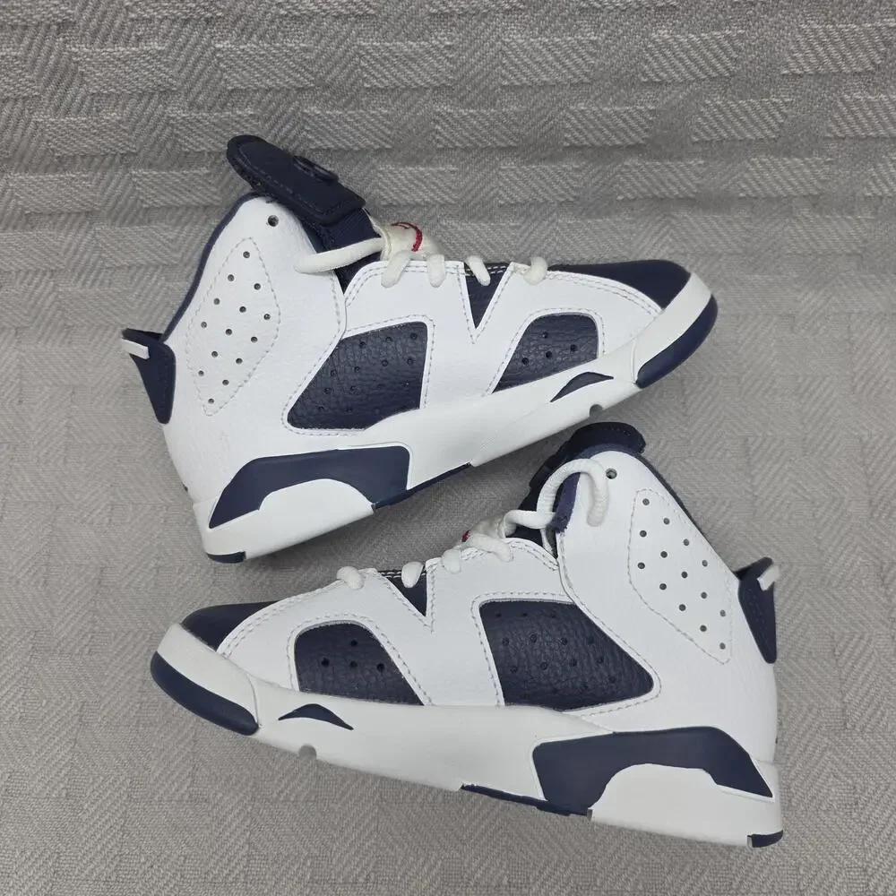 Nike Air Jordan 6 Retro Olympic Kids Size 11c DV3605-164